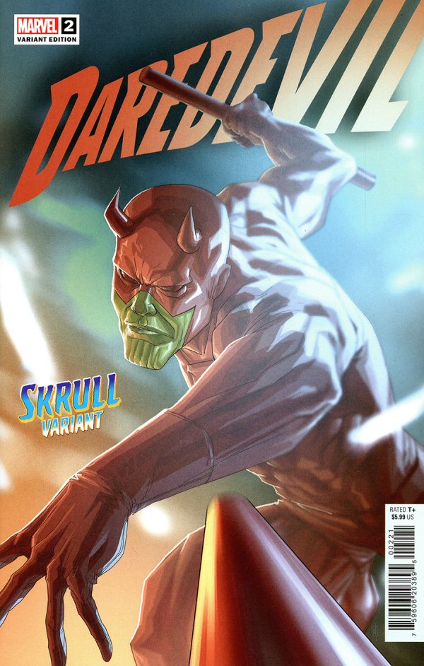 Daredevil #2 Woods Skrull Variant