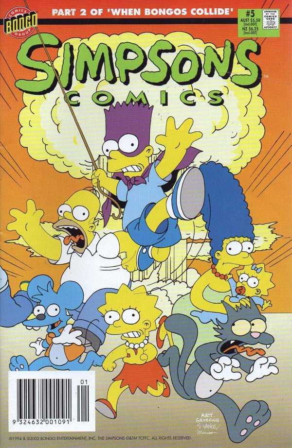 Simpsons Comics #5 (2002) (High Grade)