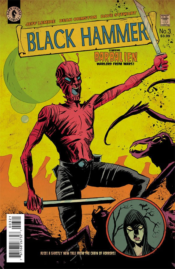 Black Hammer #3 Lemire Variant Cover