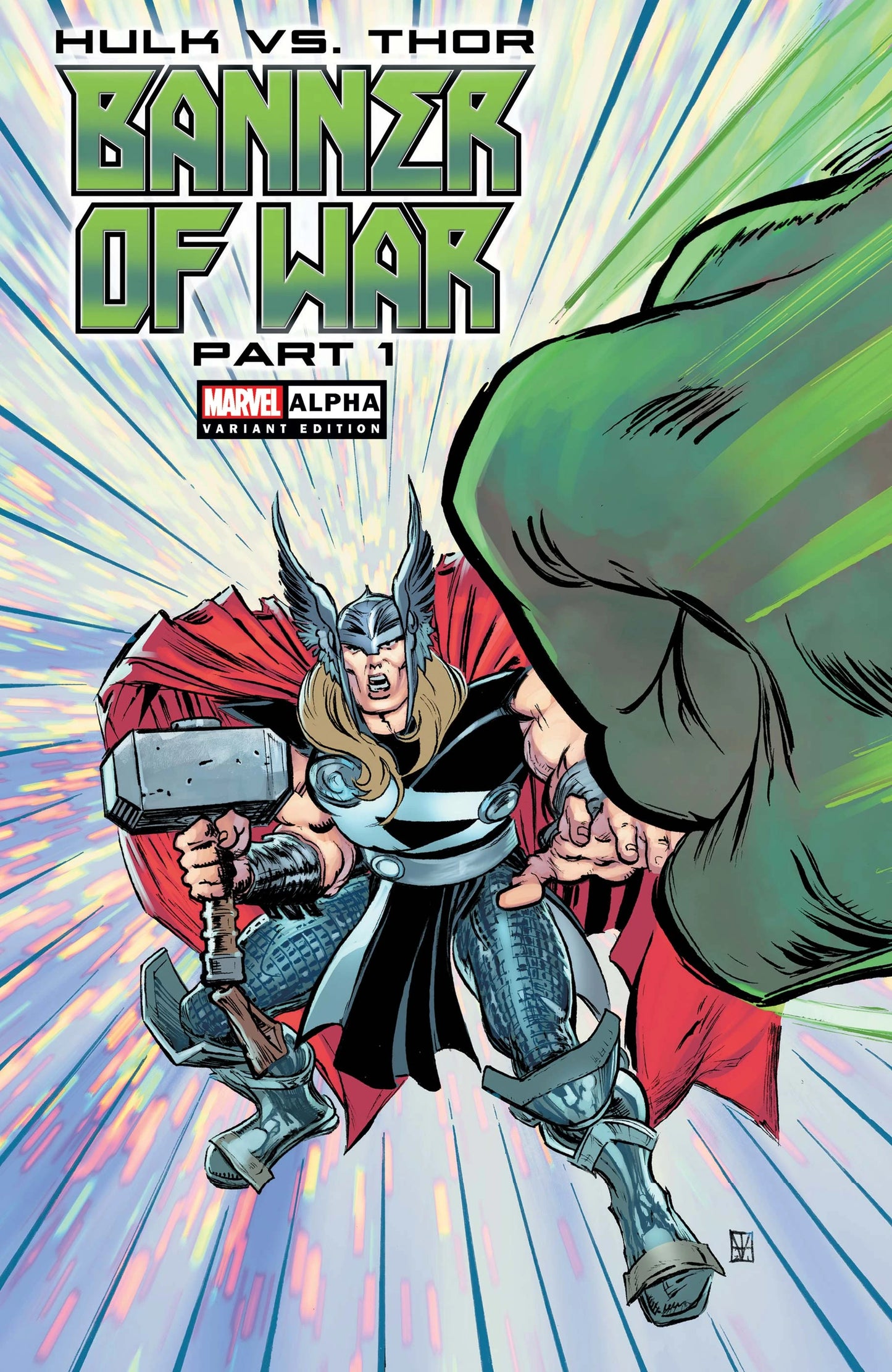 Hulk Vs Thor Banner War Alpha #1 Von Eeden Hulk Smash Var