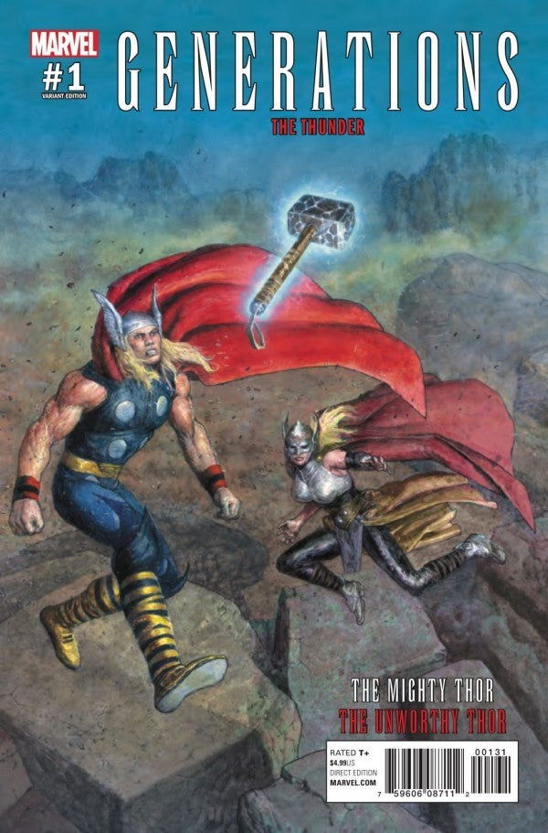 Generations Unworthy Thor & Mighty Thor #1 Pastoras 1:25 Variant