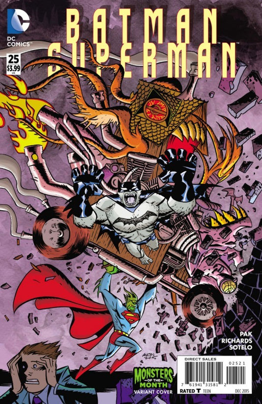 Batman Superman #25 Monsters Variant Edition