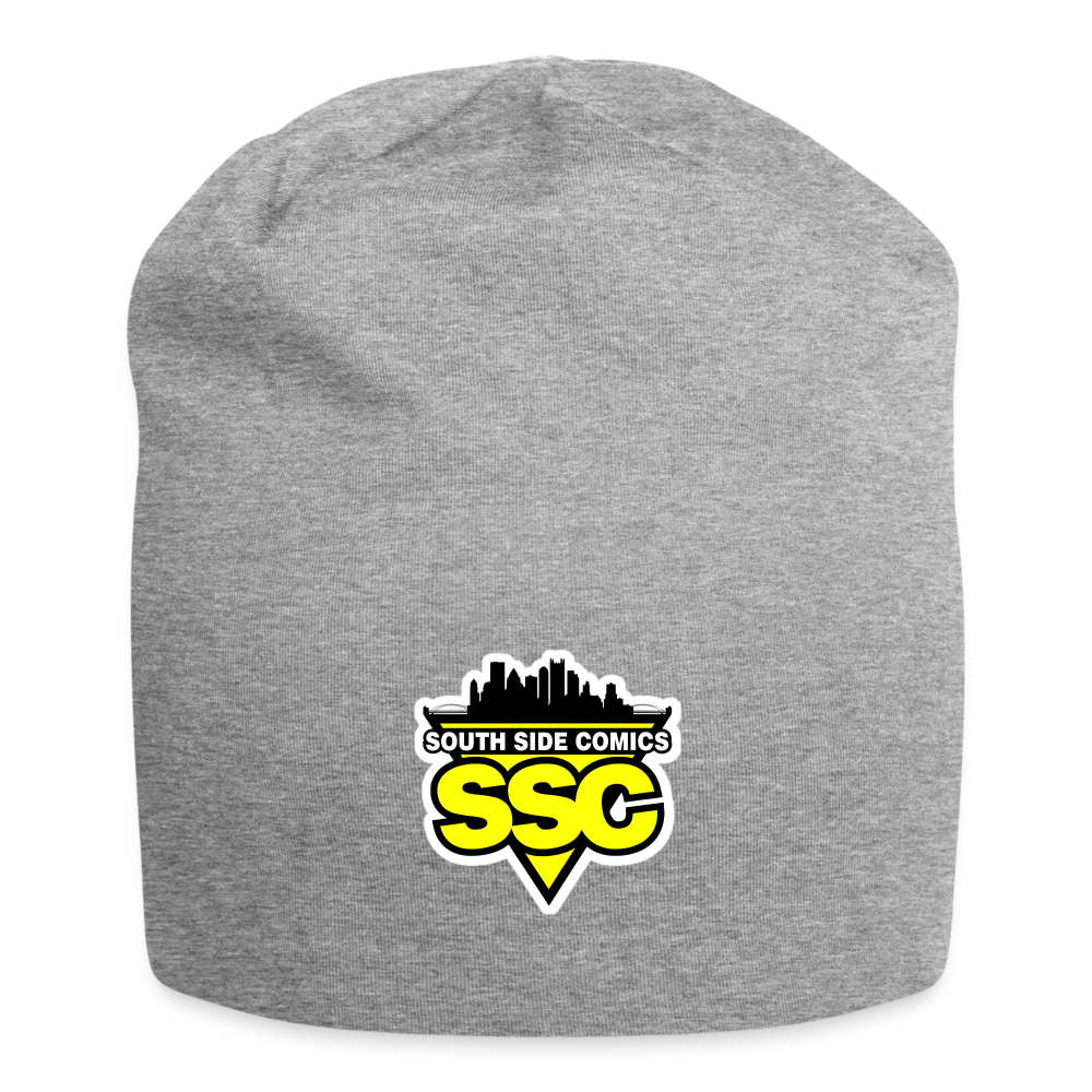 Store Logo Jersey Beanie - heather gray