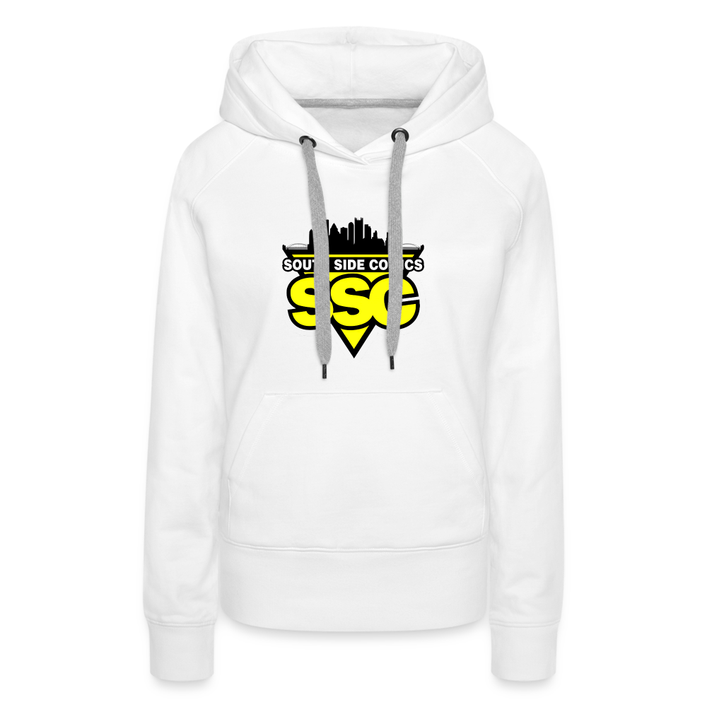Women’s Store Logo Premium Hoodie - white