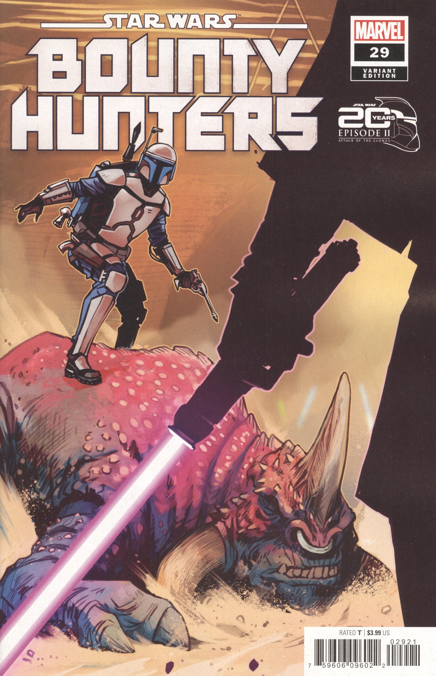 Star Wars Bounty Hunters #29 Attack Clones 20th Anniv Variant