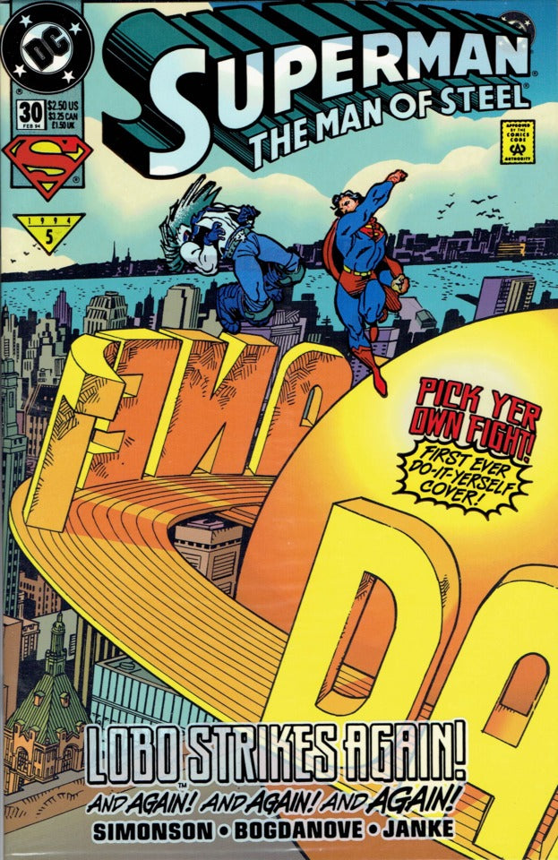 Superman Man of Steel #30 Polybagged (High Grade)