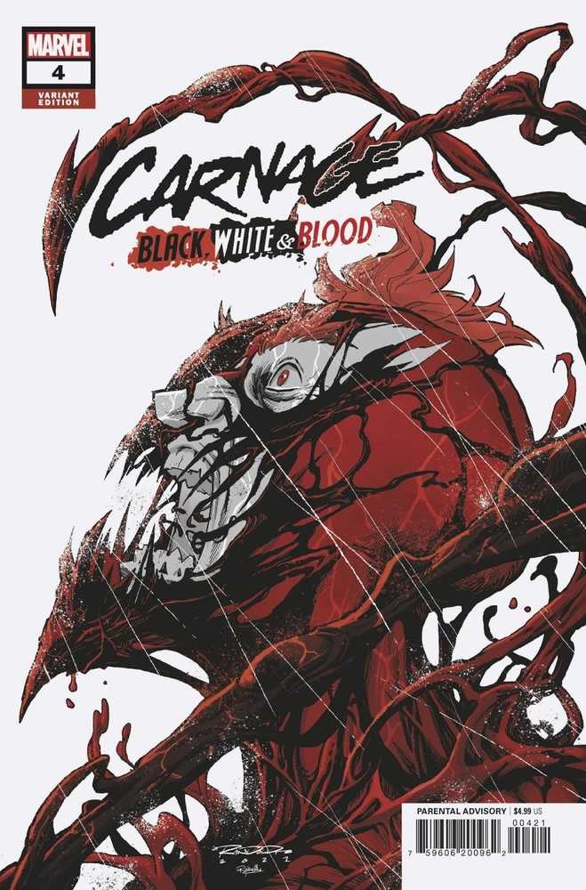 Carnage Black White And Blood #4 (Of 4) Randolph Variant