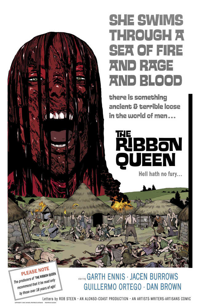 Ribbon Queen #5 (Of 8) Cover C Chris Ferguson & Jacen Burrows Horror Homage Variant (Mature)