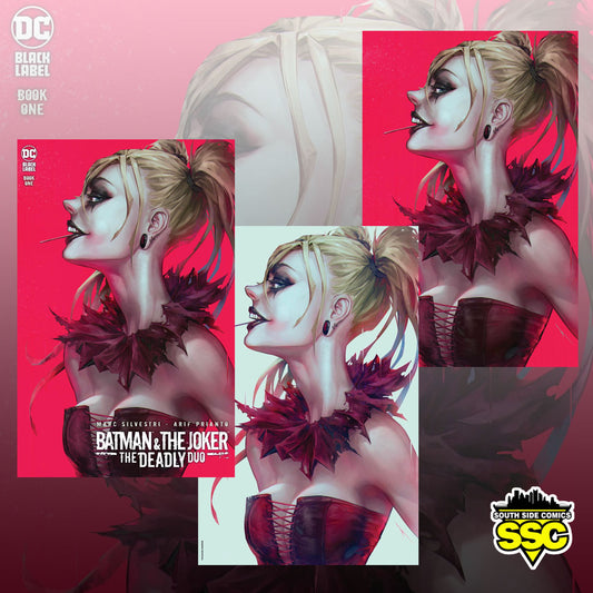 Batman Joker Deadly Duo #1 Ivan Tao 3 Cover Variant Set