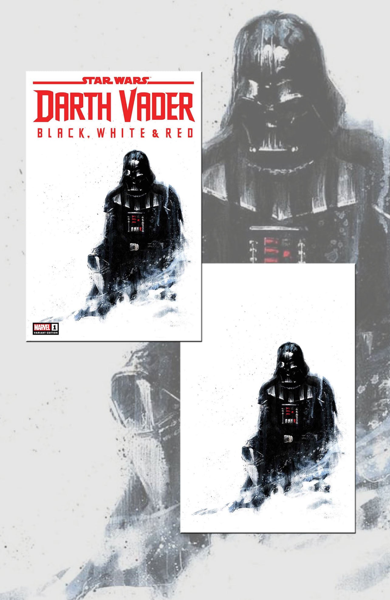 Star Wars Darth Vader Black White Red #1 Kaare Andrews Variant Cover Set (4/26/23)