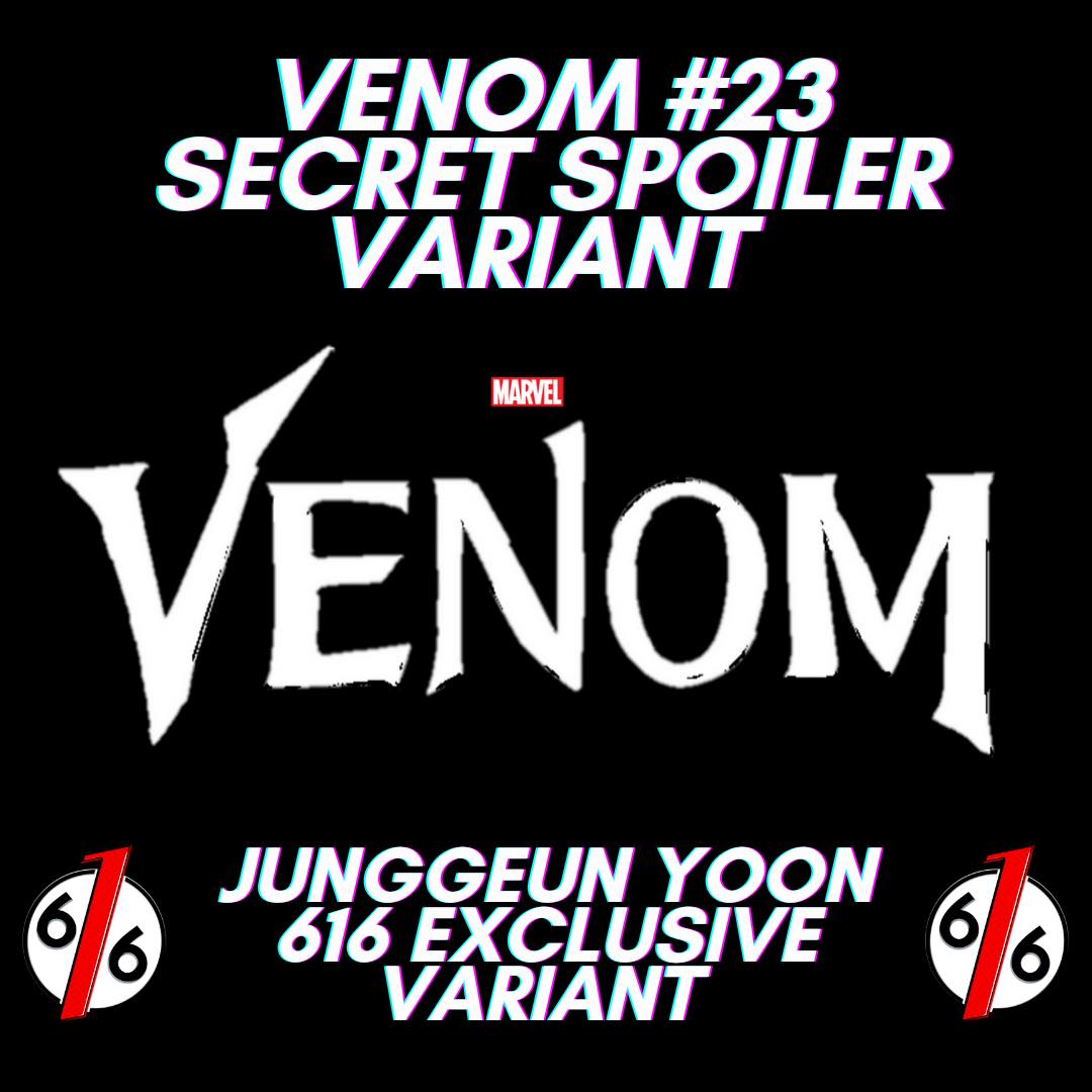 Venom #23 Junggeun Yoon Secret Spoiler Trade Dress Variant - New Symbiote (7/26/23)
