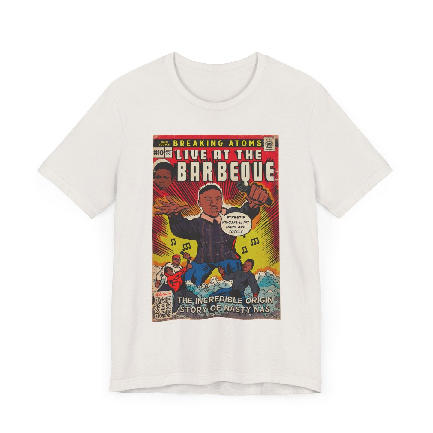 Main Source & Nas - Live at the Barbeque - Unisex Jersey Short Sleeve Tee