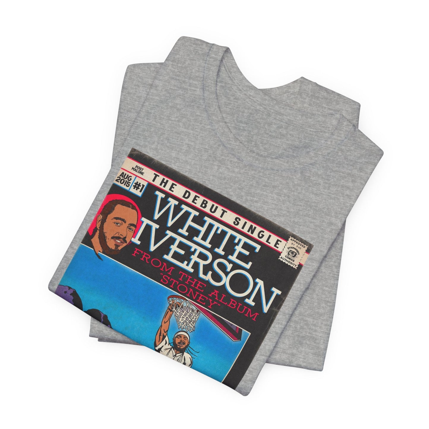 Post Malone - White Iverson -  Unisex Jersey Short Sleeve Tee