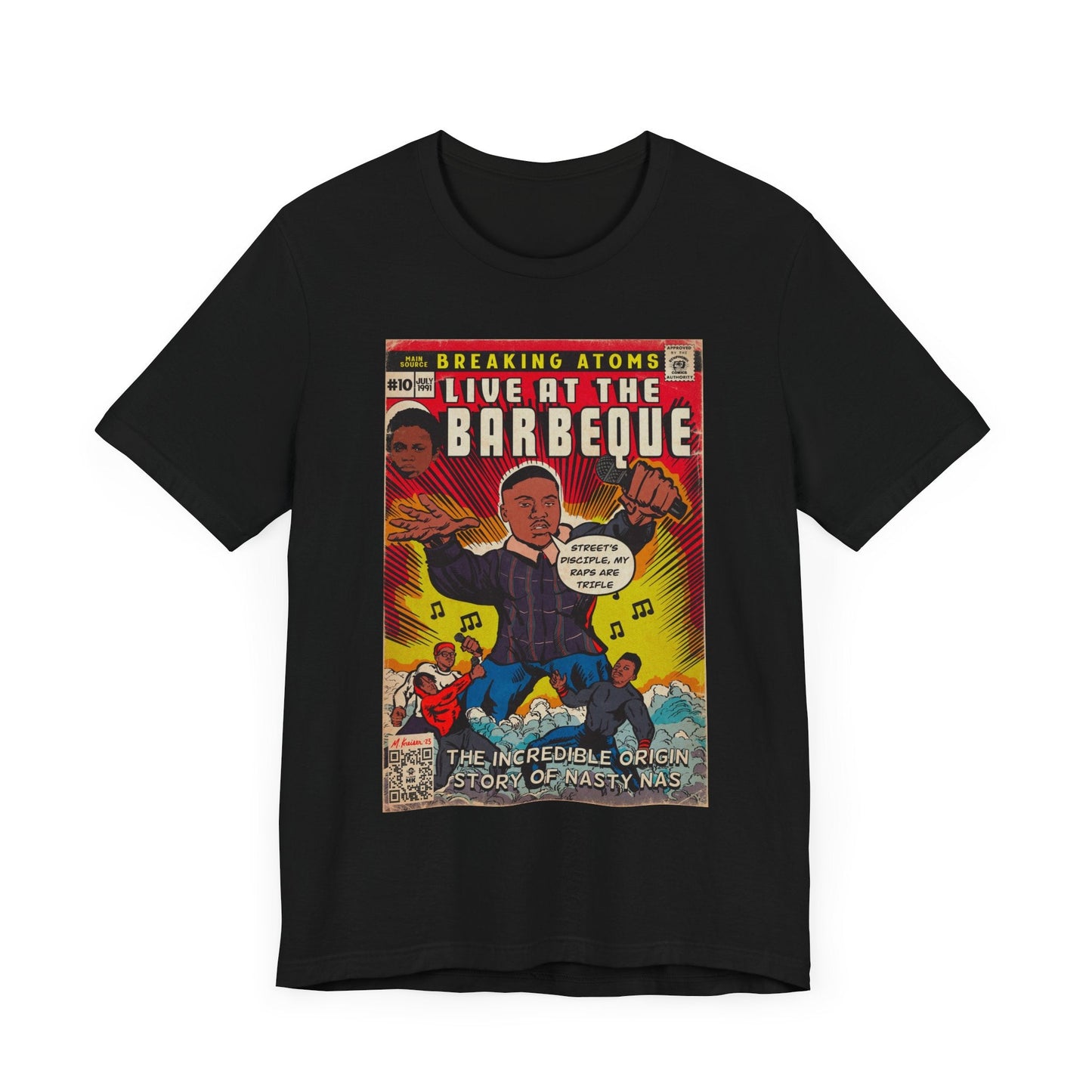 Main Source & Nas - Live at the Barbeque - Unisex Jersey Short Sleeve Tee