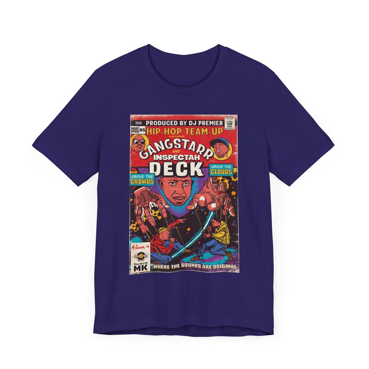 Gangstarr, INS Deck - Above The Clouds - Unisex Jersey Short Sleeve Tee