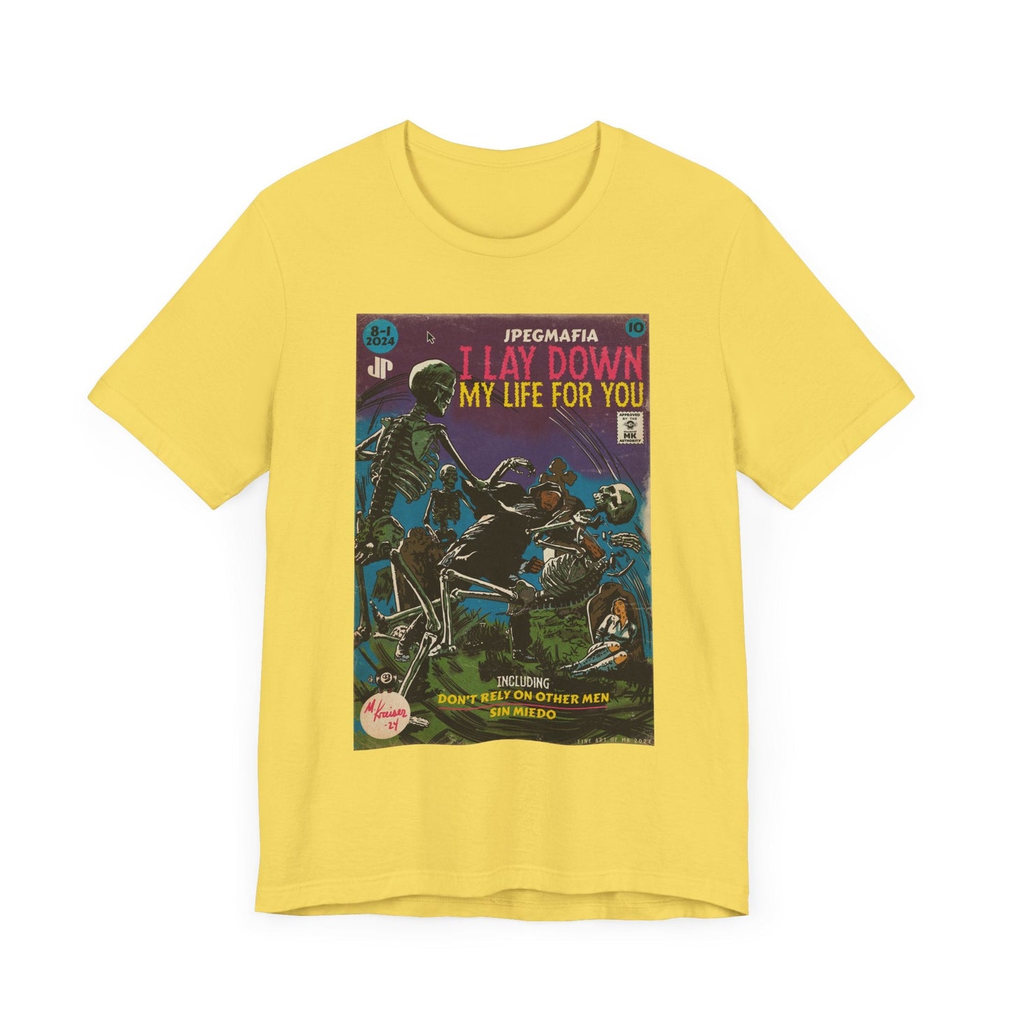 Jpegmafia - I Lay Down My Life Dor You - Unisex Jersey Short Sleeve Tee