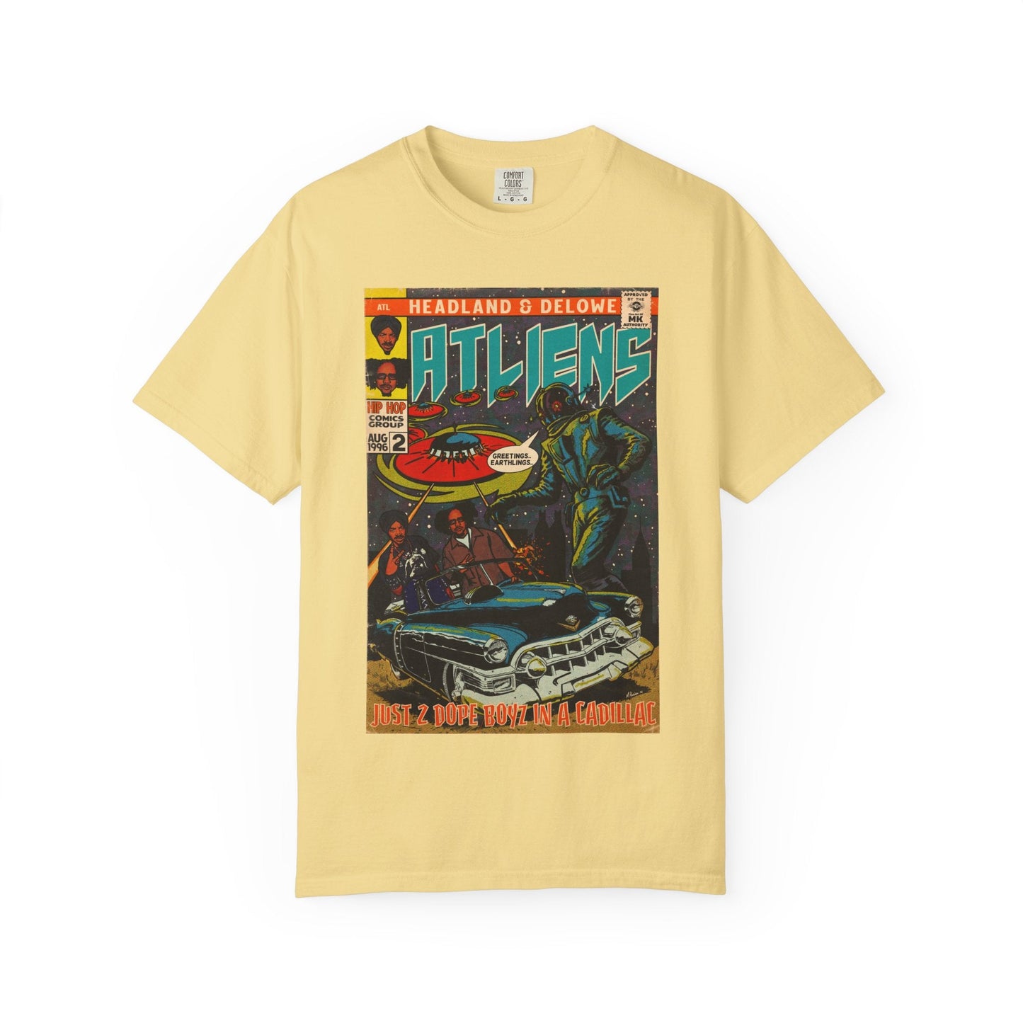 ATLiens - 2 Dope Boyz in a Cadillac - Unisex Comfort Colors T-shirt