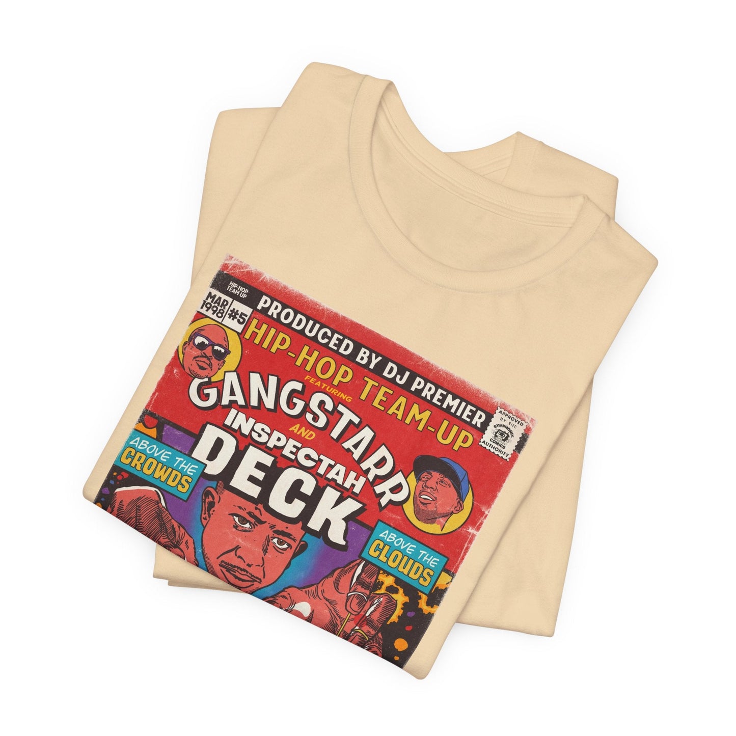 Gangstarr, INS Deck - Above The Clouds - Unisex Jersey Short Sleeve Tee