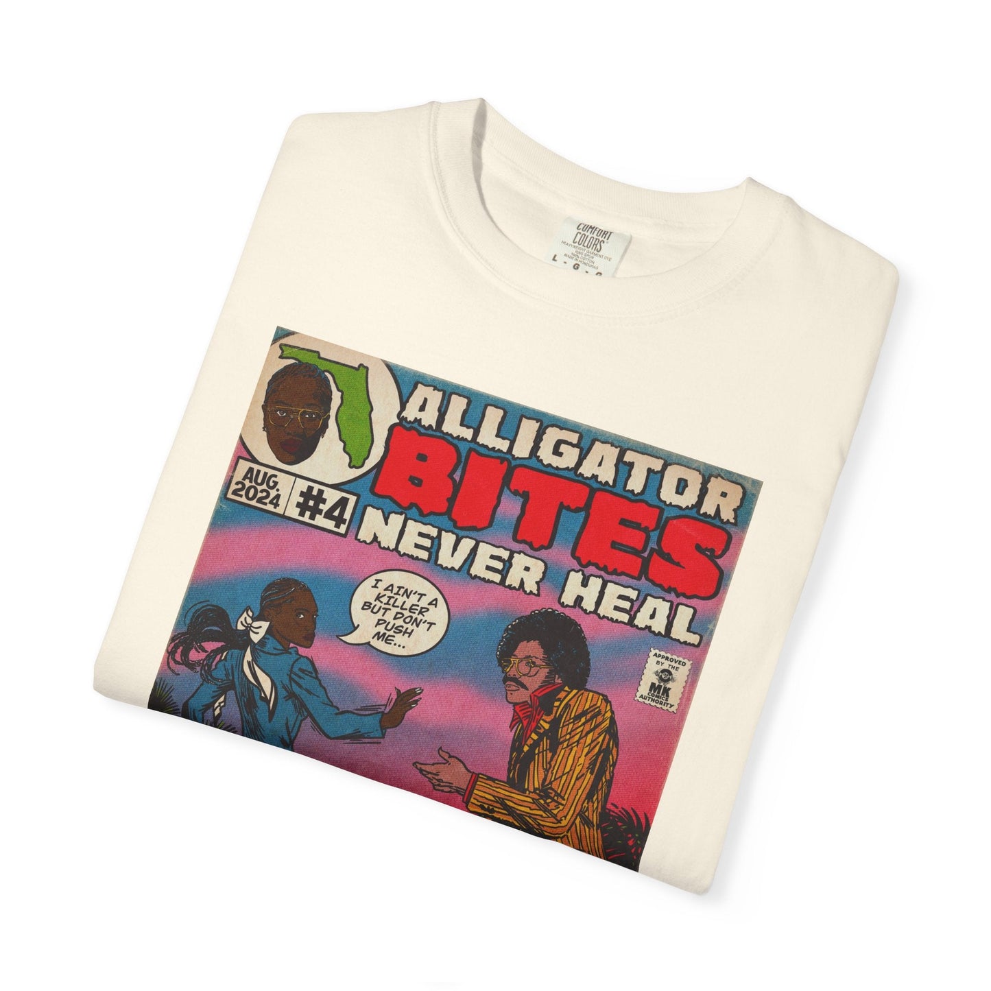 Denial is a River - Alligator Bites - Unisex Comfort Colors T-shirt