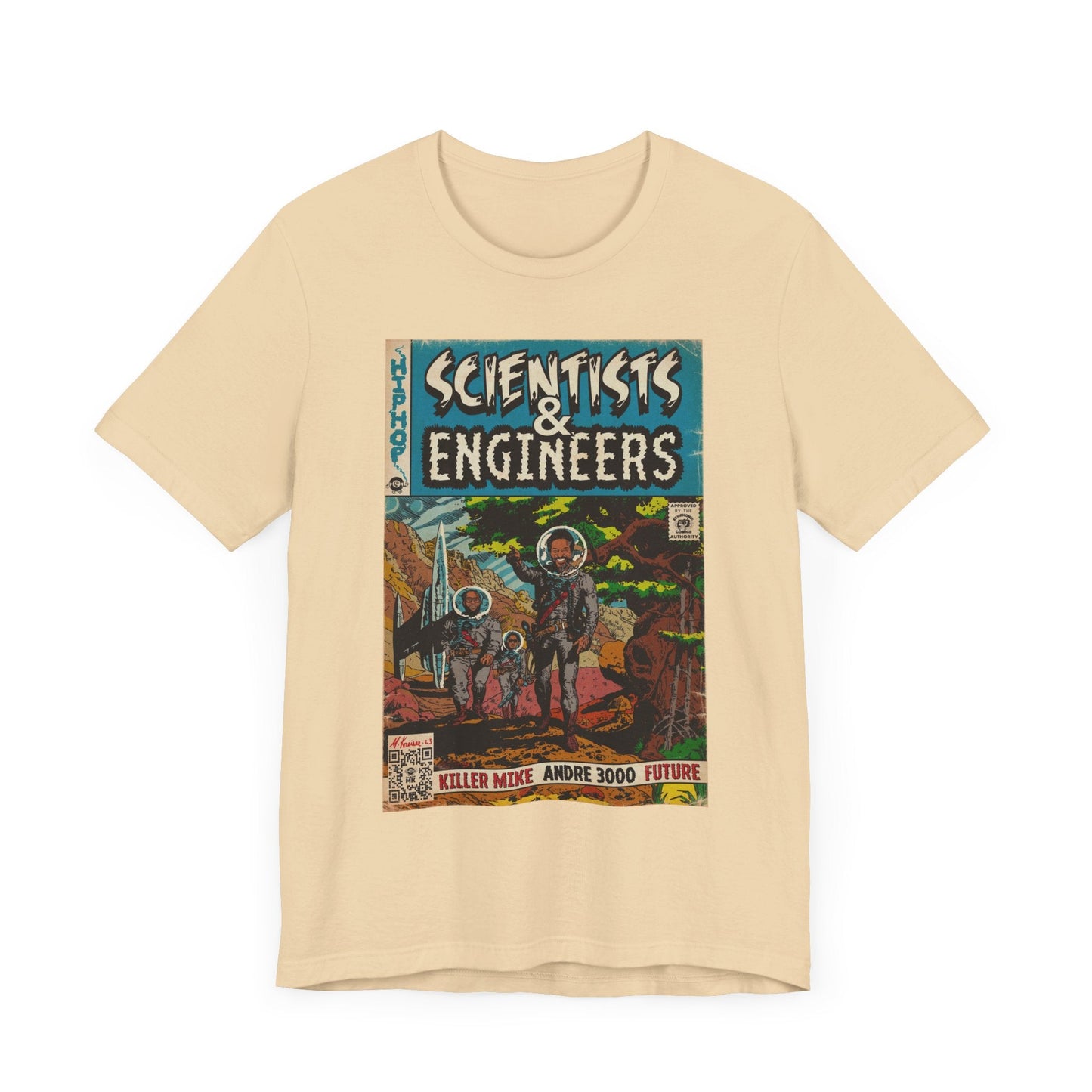 Killer Mike, Andre 3000, Future - Scientists & Engineers -Unisex Jersey Short Sleeve Tee