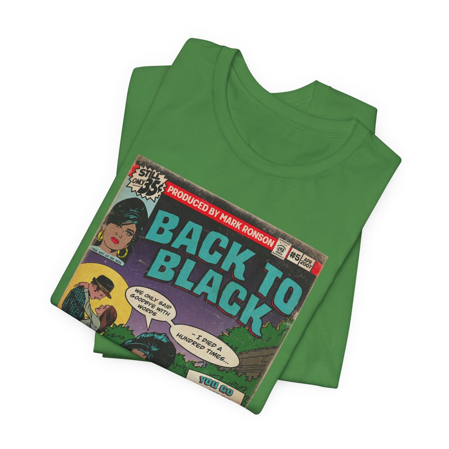 Amy Winehouse - Back to Black - Unisex Jersey Short Sleeve Tee