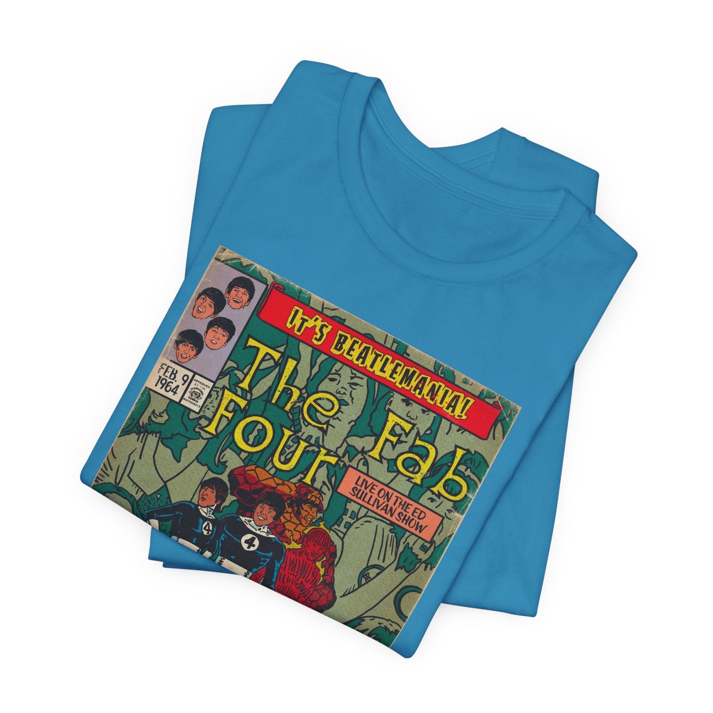 The Beatles - Beatlemania -  Unisex Jersey Short Sleeve Tee