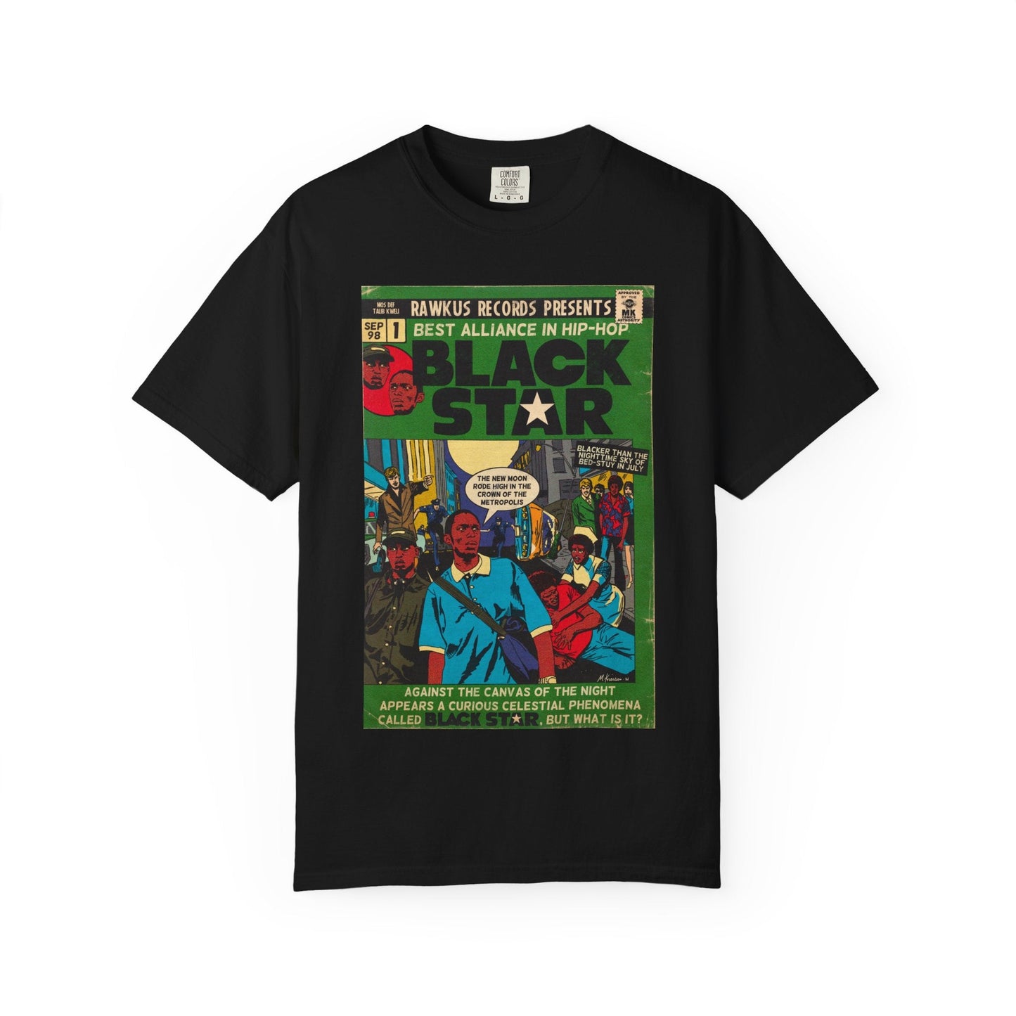 Black Star - Unisex Comfort Colors T-shirt