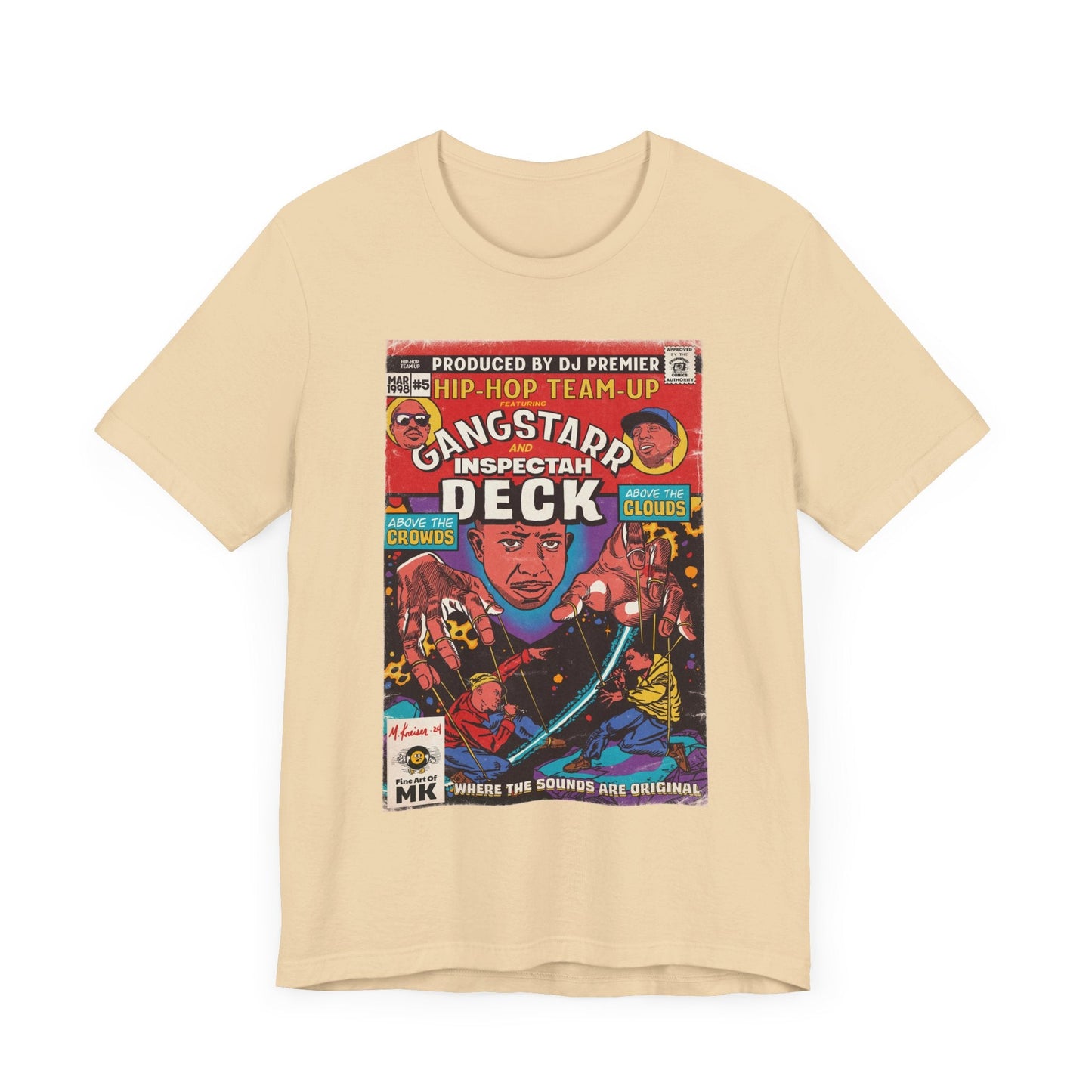 Gangstarr, INS Deck - Above The Clouds - Unisex Jersey Short Sleeve Tee