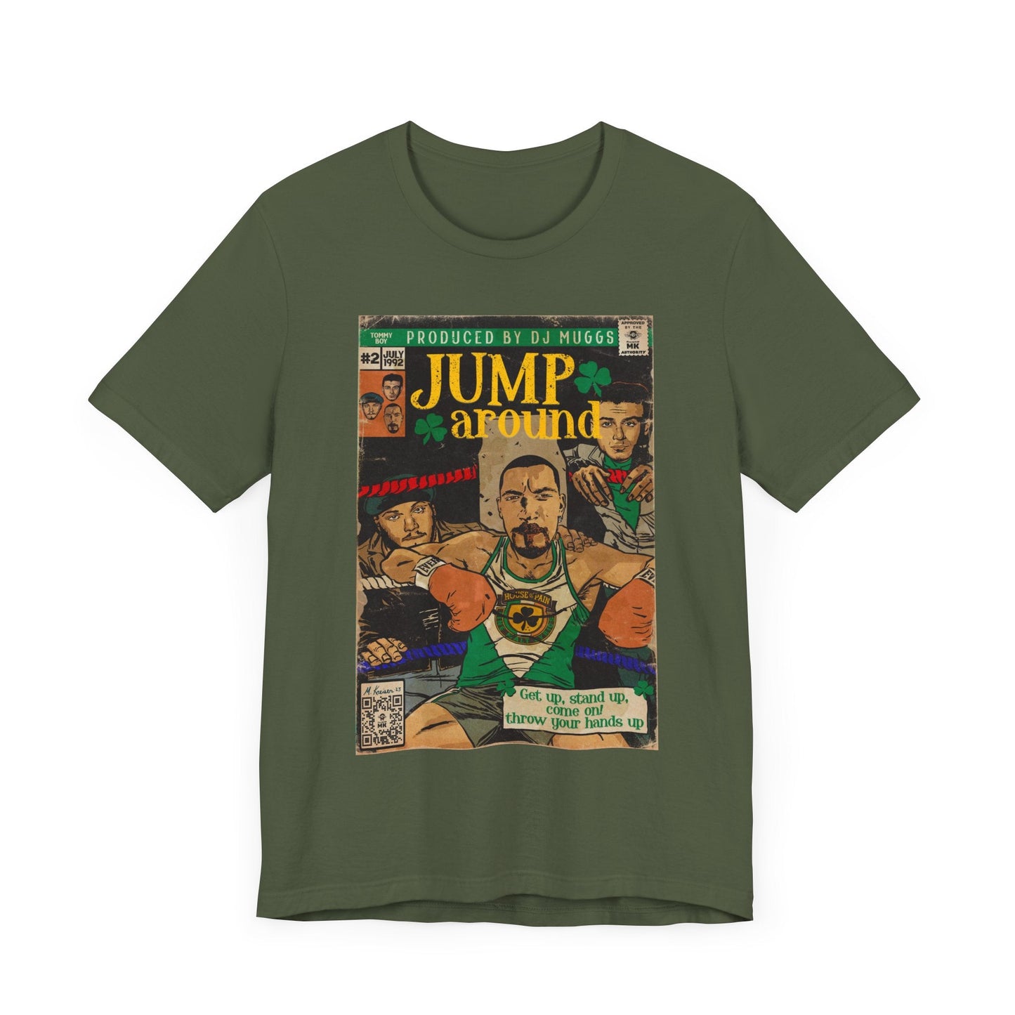 House of Pain - Jump Around -  Unisex Jersey Short Sleeve Tee