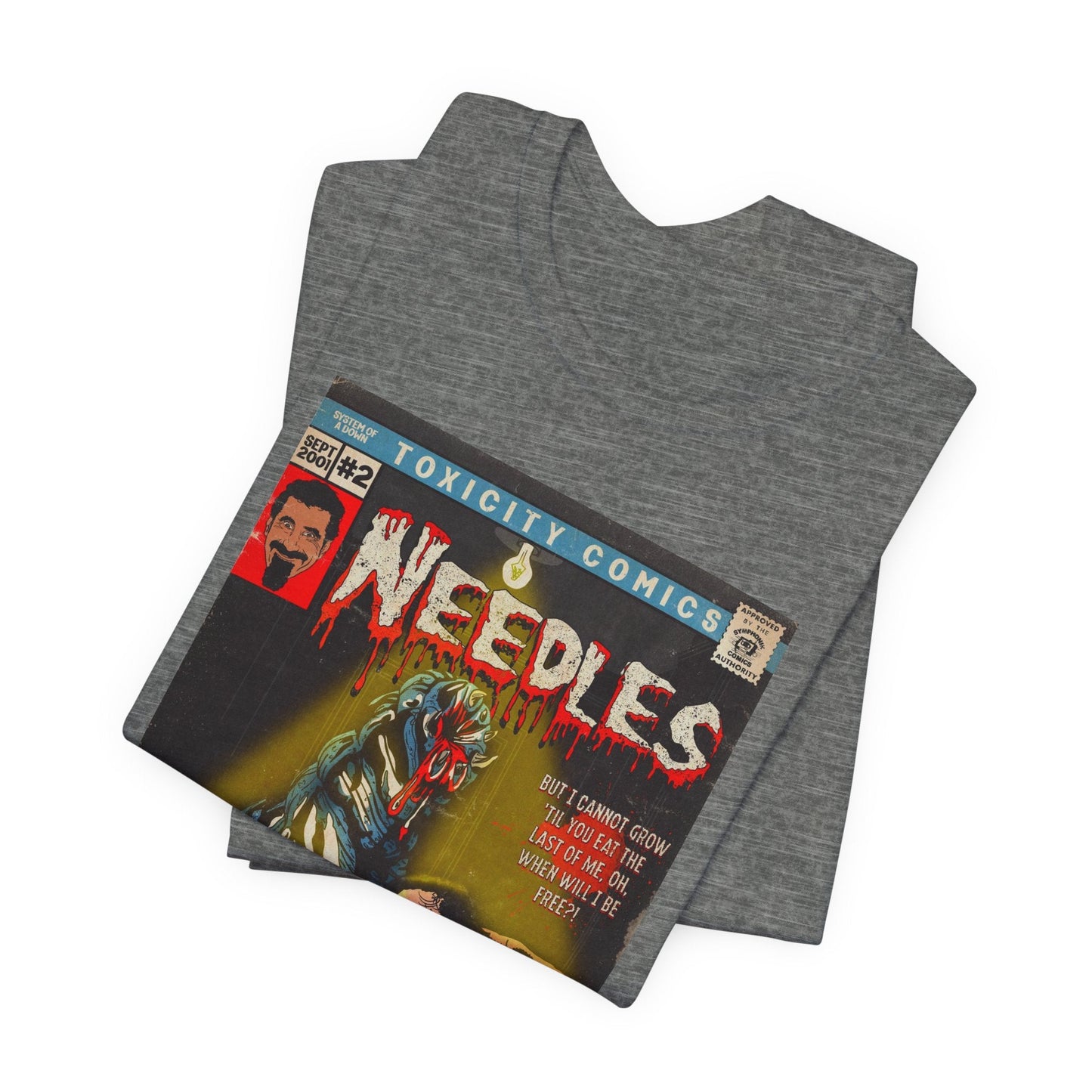 System of a Down - Needles - Unisex Jersey Short Sleeve Tee