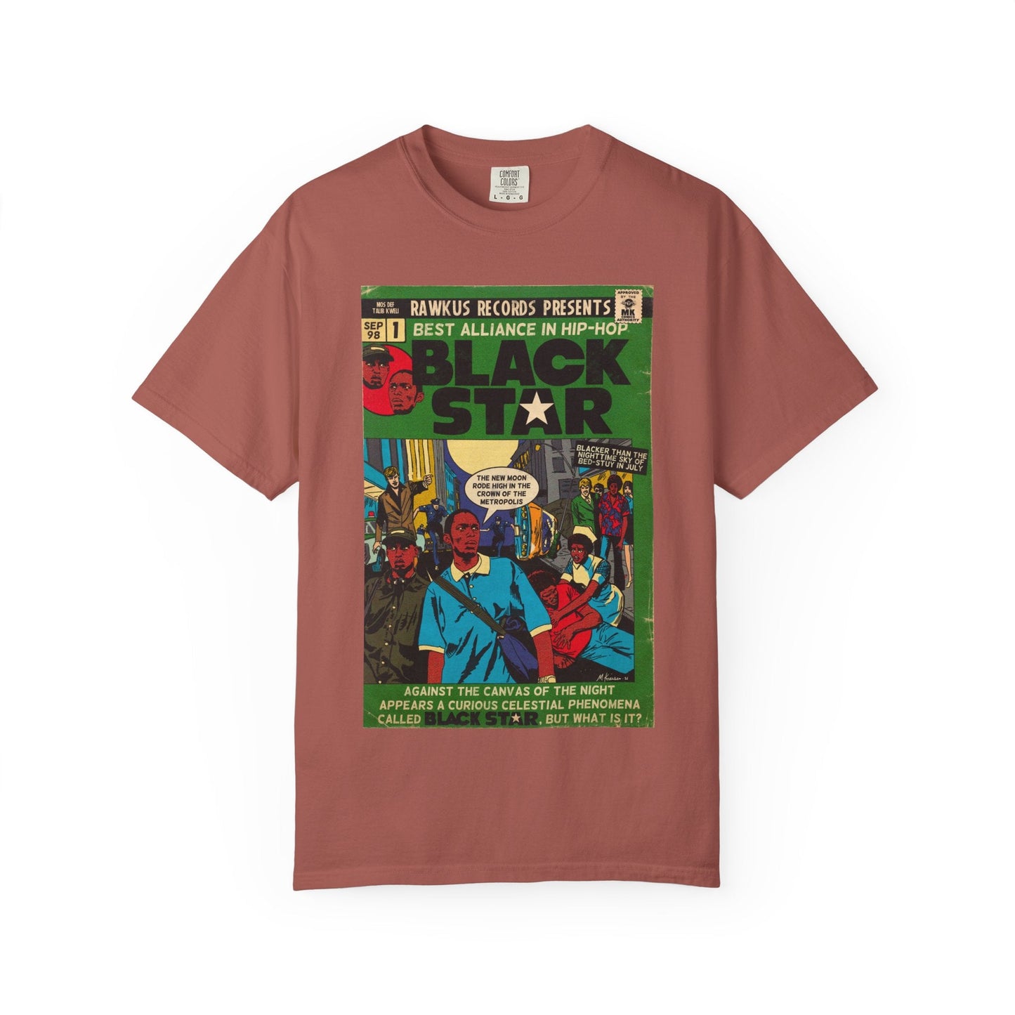 Black Star - Unisex Comfort Colors T-shirt