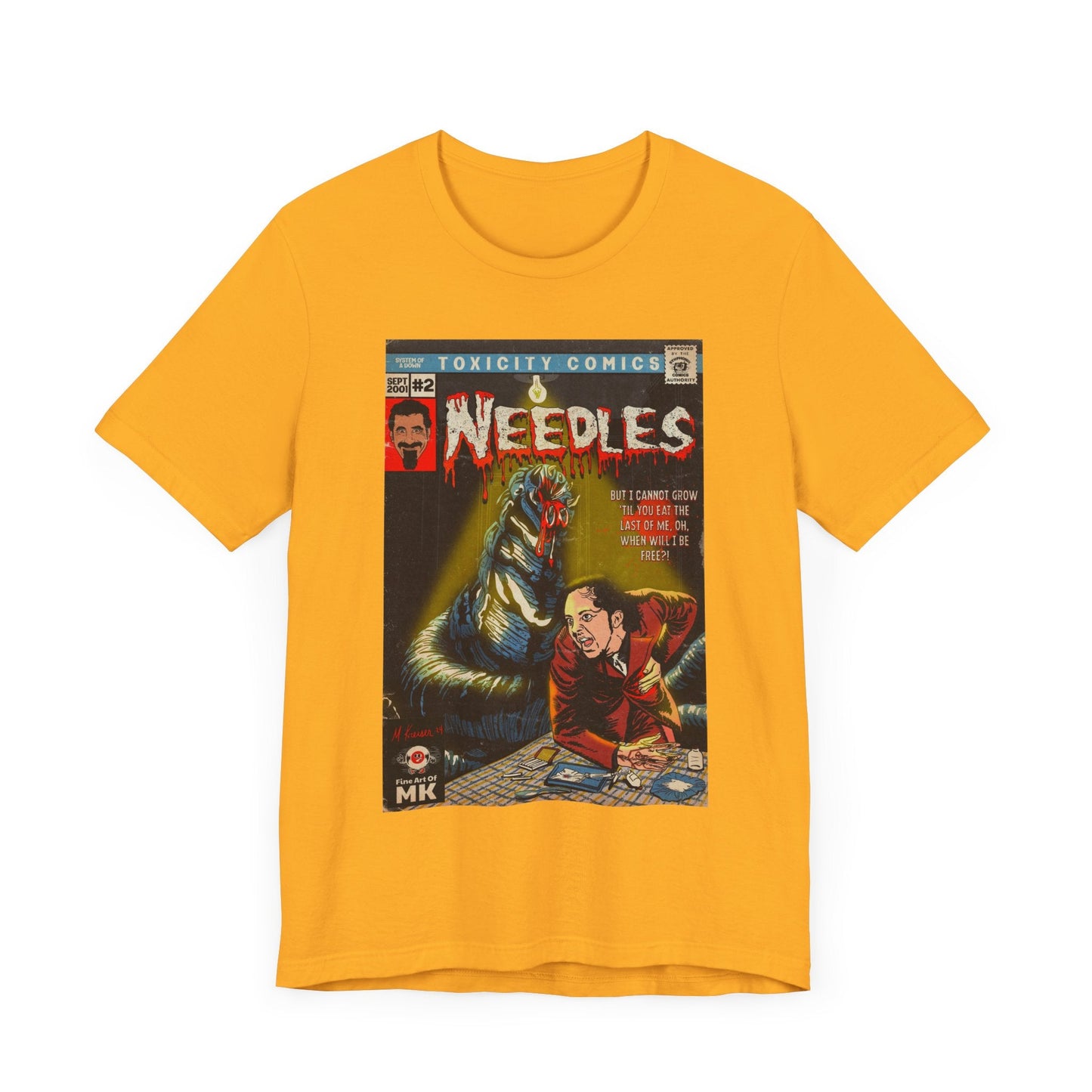 System of a Down - Needles - Unisex Jersey Short Sleeve Tee