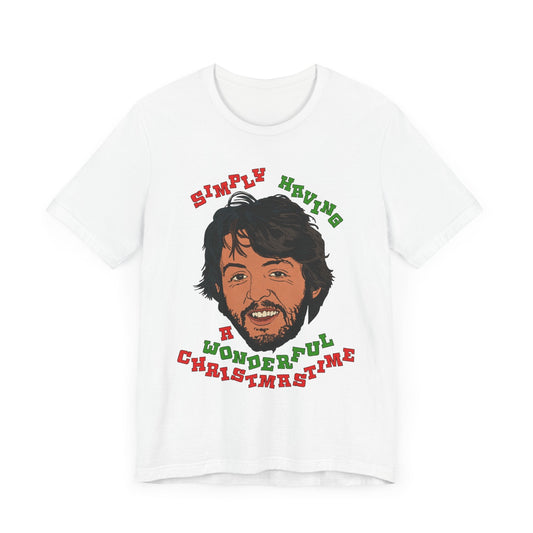 Paul McCartney - Wonderful Christmastime - Unisex Jersey Short Sleeve Tee