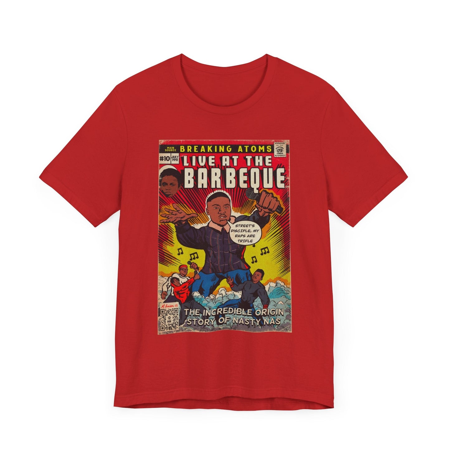 Main Source & Nas - Live at the Barbeque - Unisex Jersey Short Sleeve Tee