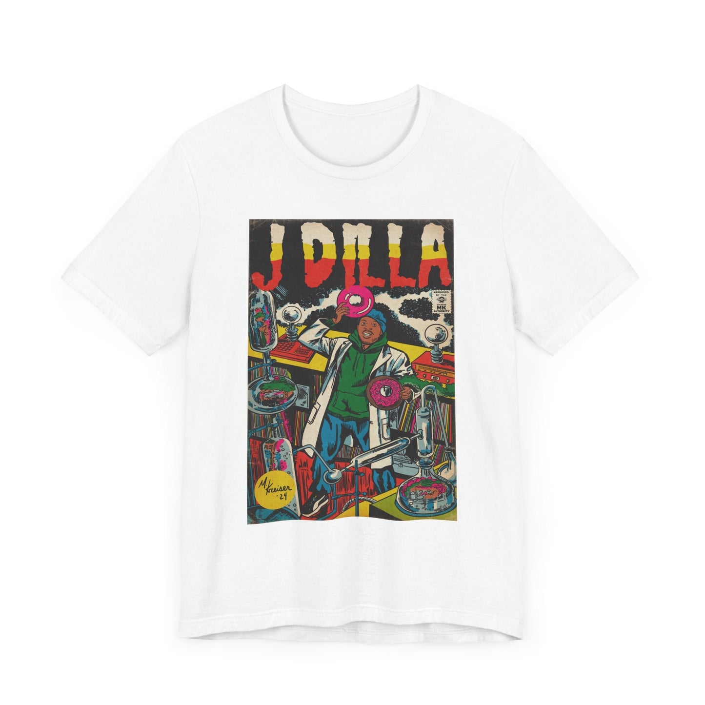 J Dilla - Comic Book Art - Unisex Jersey Short Sleeve Tee