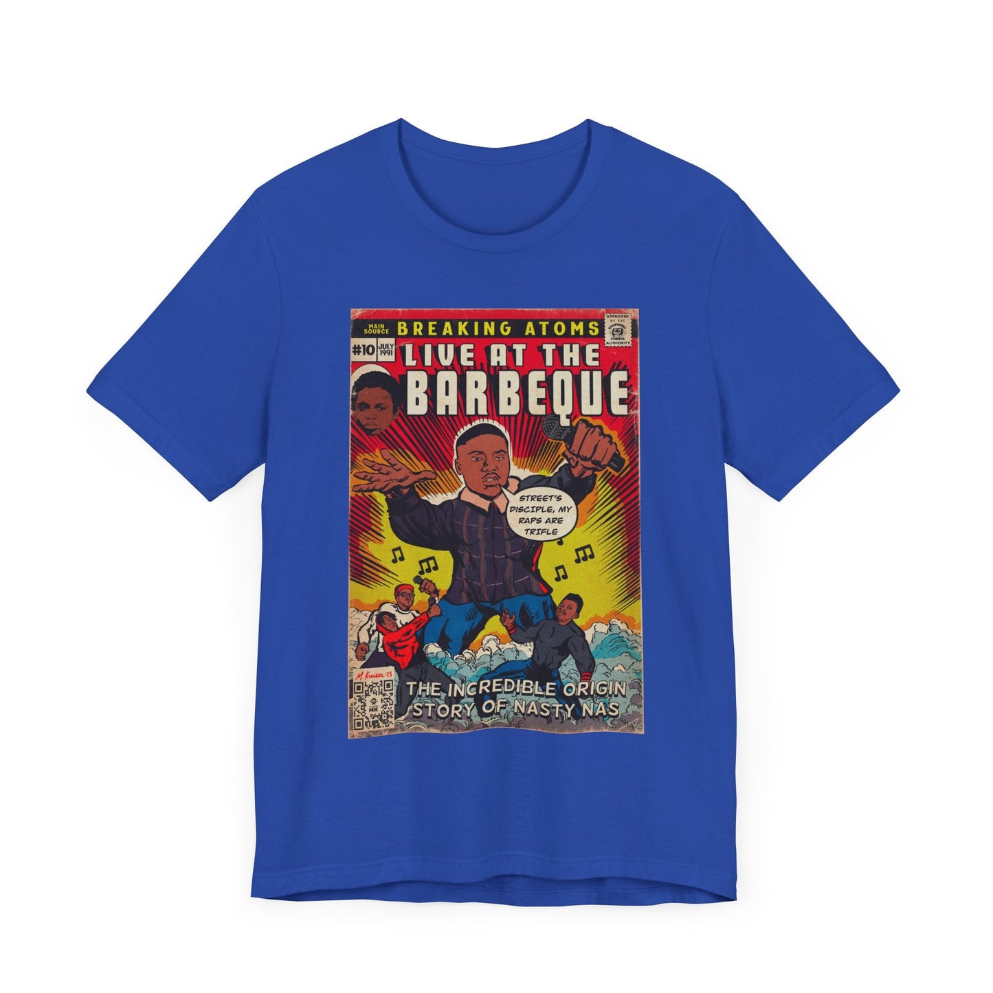 Main Source & Nas - Live at the Barbeque - Unisex Jersey Short Sleeve Tee