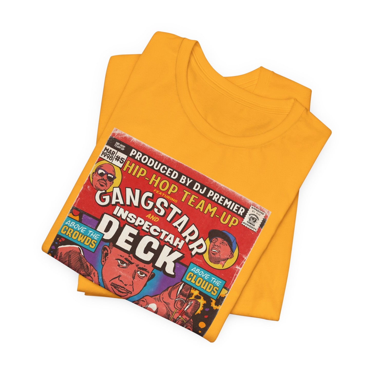 Gangstarr, INS Deck - Above The Clouds - Unisex Jersey Short Sleeve Tee