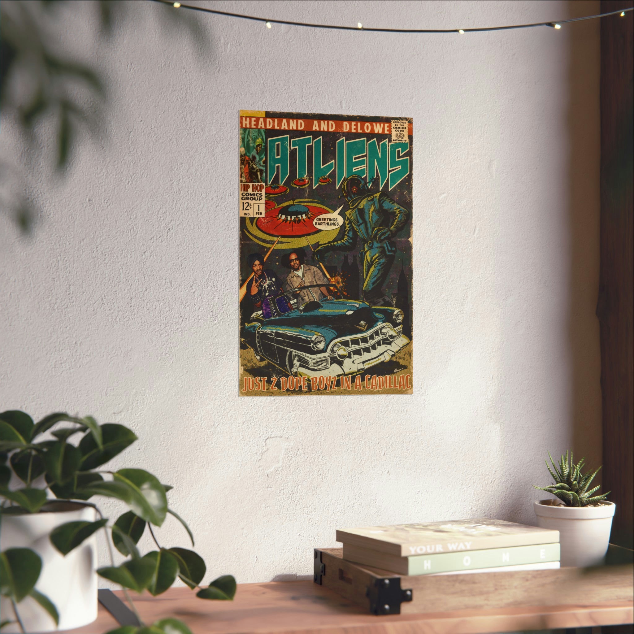 OutKast- Atliens 1 - 2 Dope Boyz - Vertical Matte Poster – South