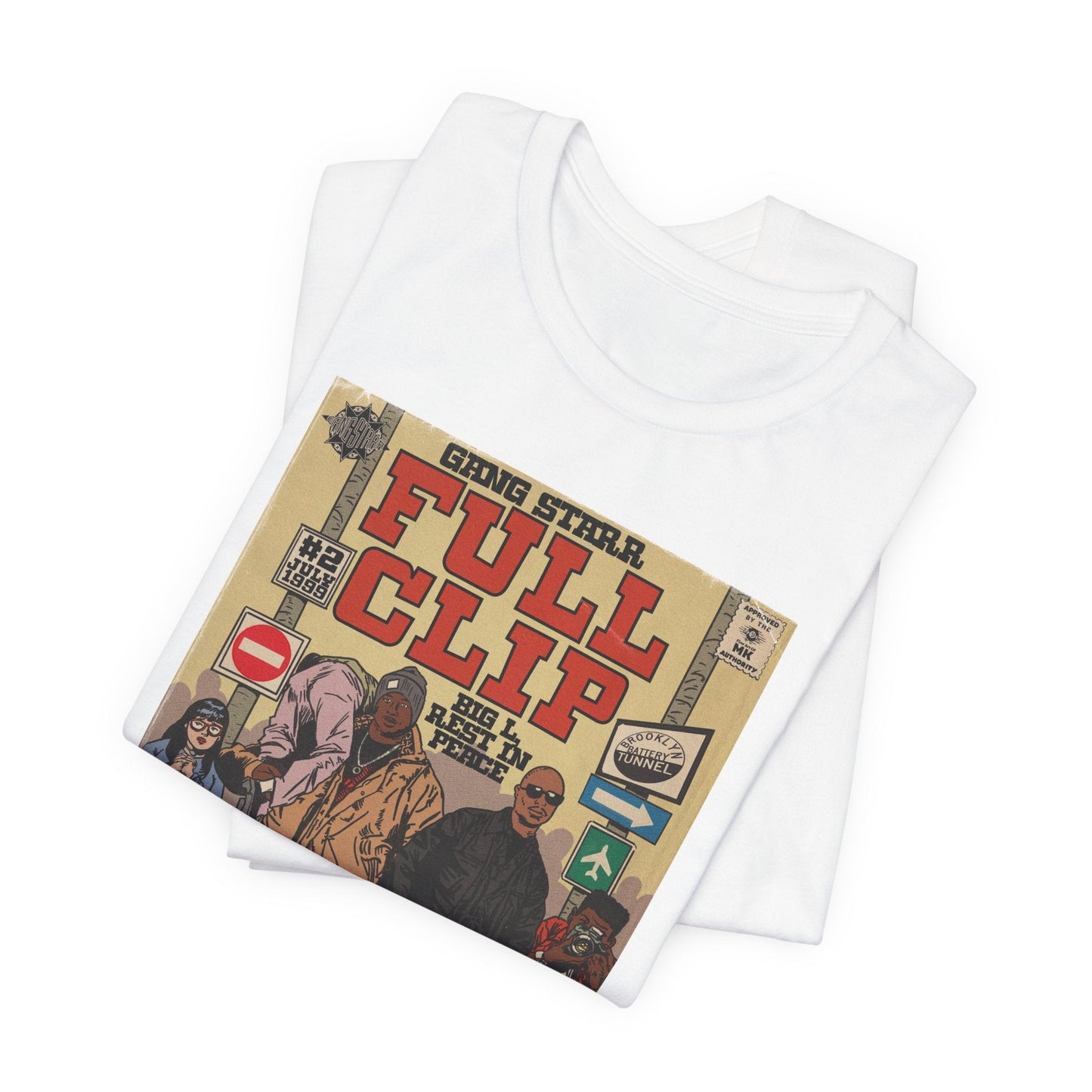 Gangstarr - Full Clip- Unisex Jersey Short Sleeve Tee