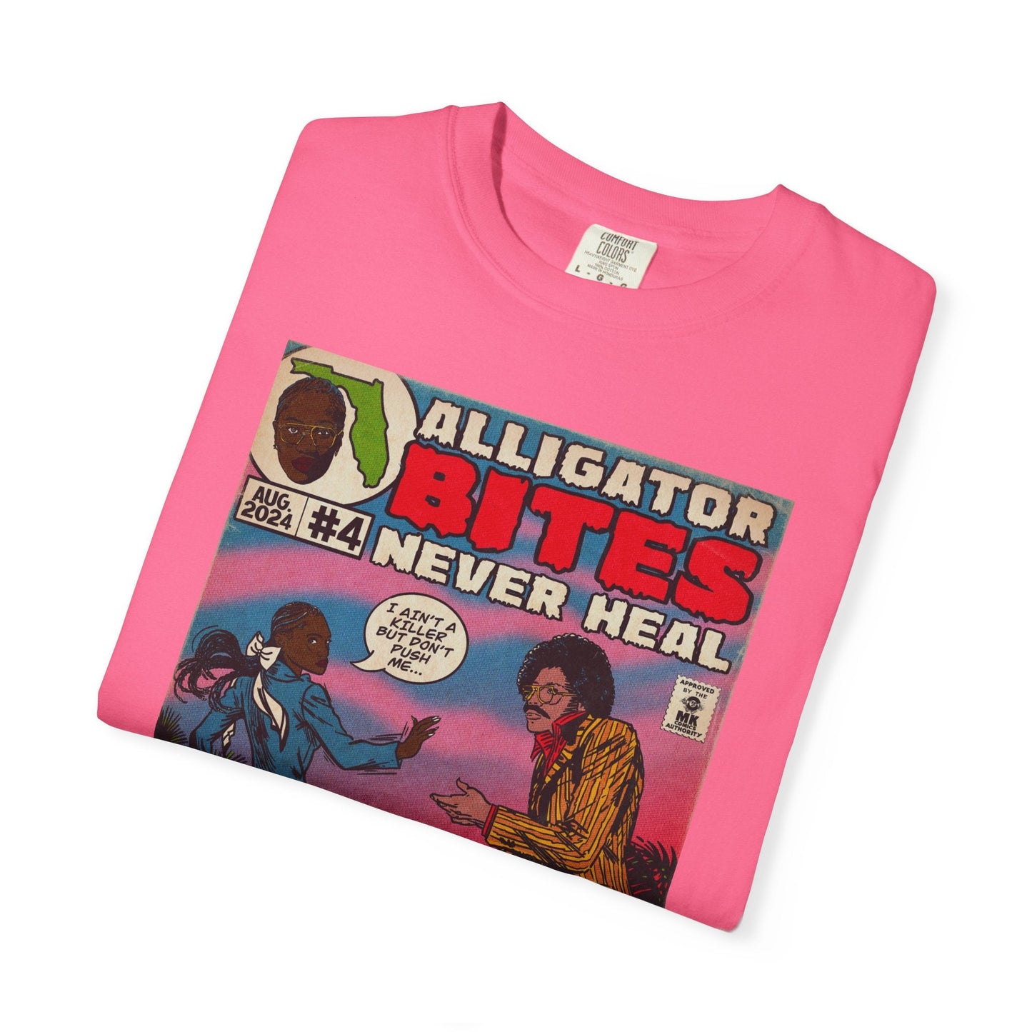 Denial is a River - Alligator Bites - Unisex Comfort Colors T-shirt