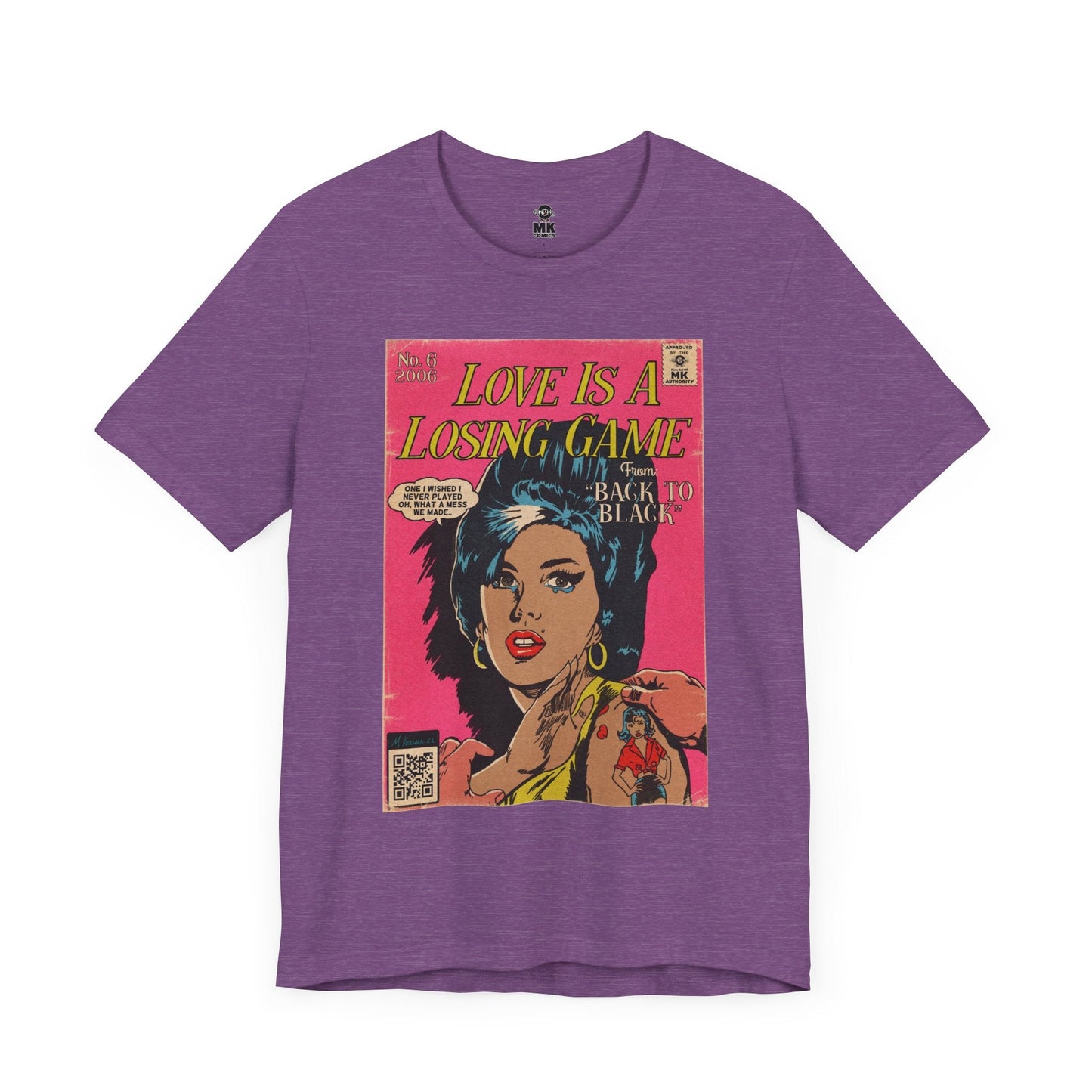 Amy Winehouse - Love Is A Losing Game - Unisex Jersey Short Sleeve Tee