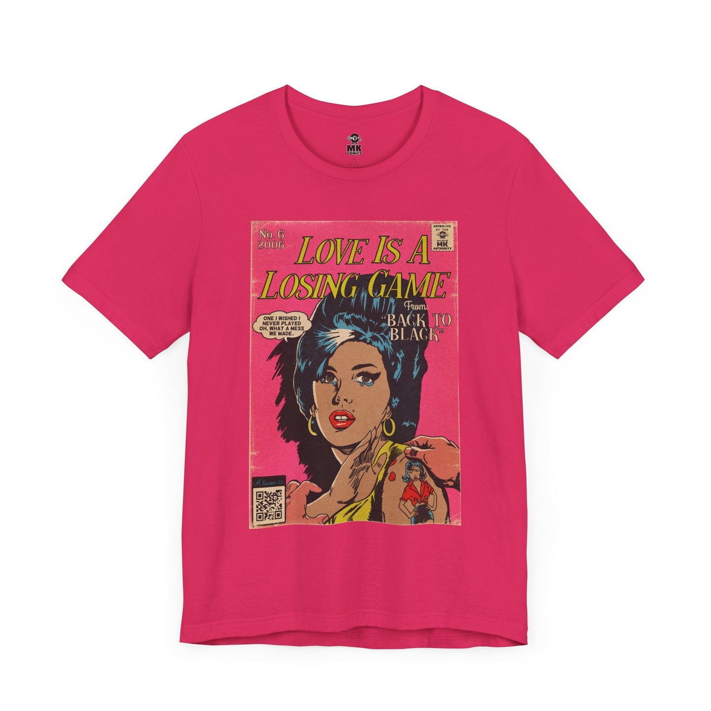 Amy Winehouse - Love Is A Losing Game - Unisex Jersey Short Sleeve Tee