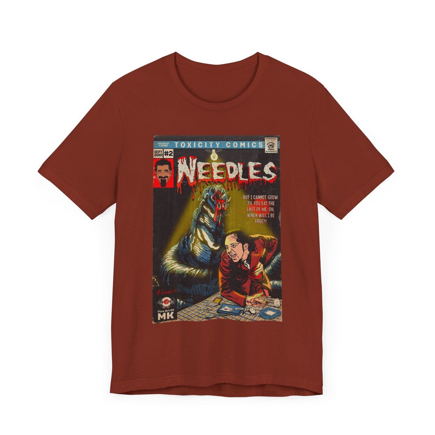 System of a Down - Needles - Unisex Jersey Short Sleeve Tee