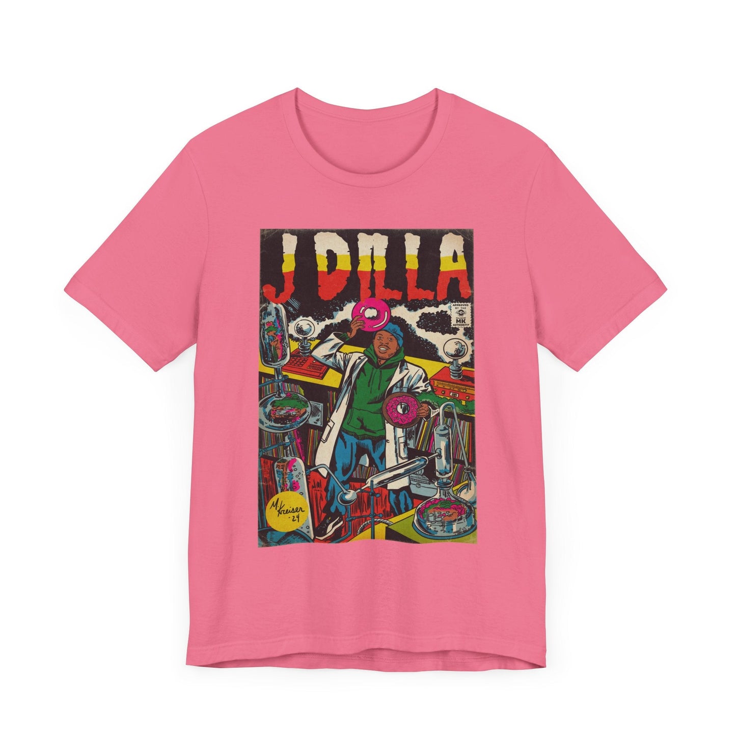 J Dilla - Comic Book Art - Unisex Jersey Short Sleeve Tee