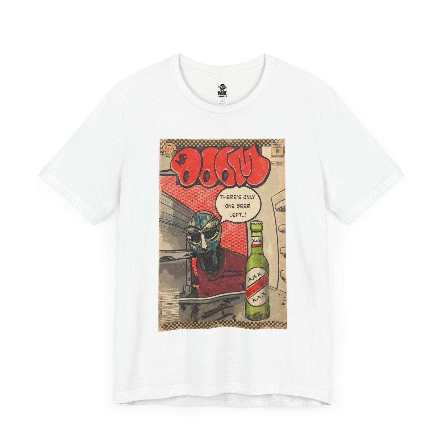 MF DOOM - One Beer- Unisex Jersey T-Shirt