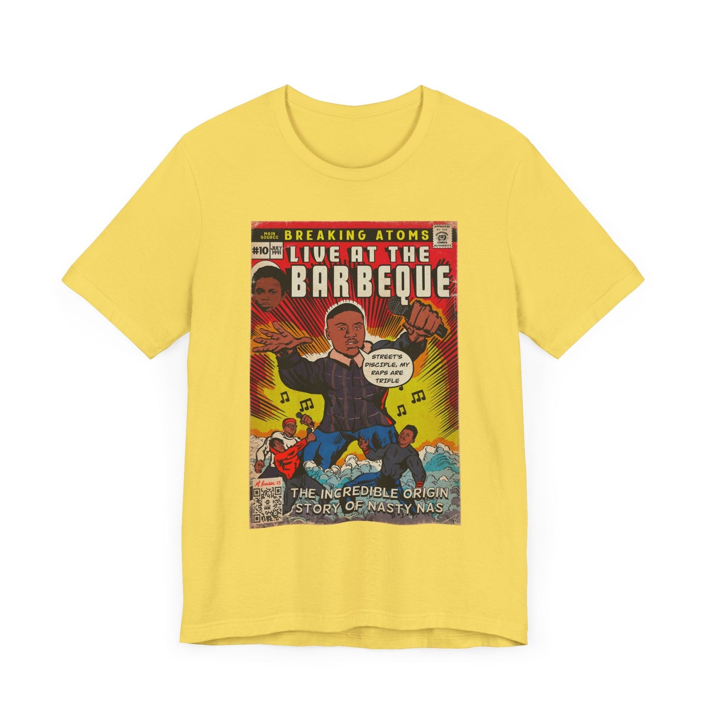 Main Source & Nas - Live at the Barbeque - Unisex Jersey Short Sleeve Tee