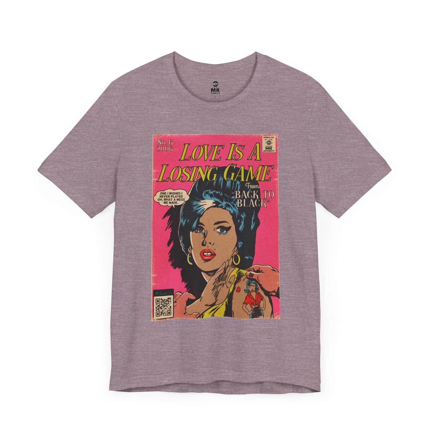 Amy Winehouse - Love Is A Losing Game - Unisex Jersey Short Sleeve Tee
