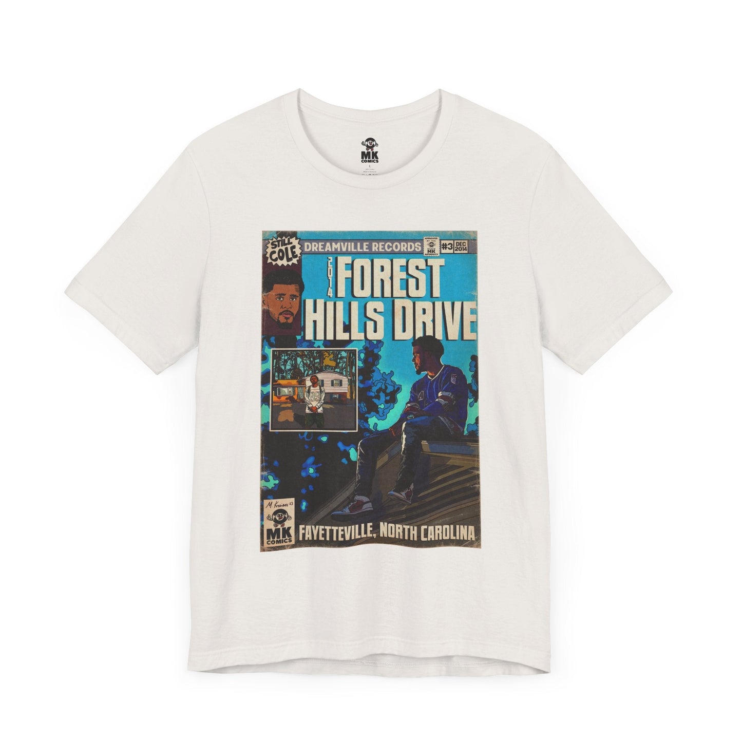 2014 Forest Hills Drive - Comic Book Art -  Unisex Jersey Short Sleeve Tee