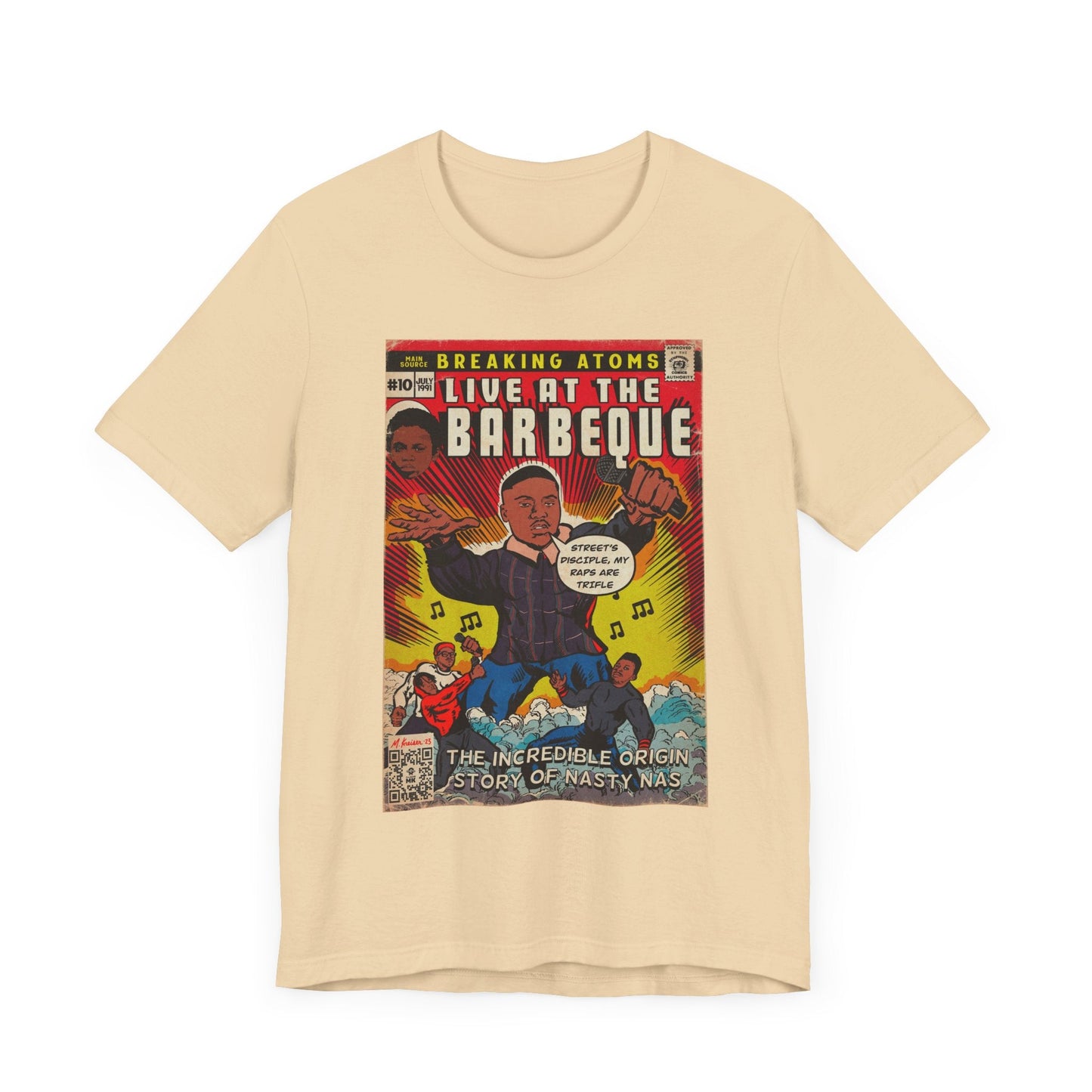 Main Source & Nas - Live at the Barbeque - Unisex Jersey Short Sleeve Tee