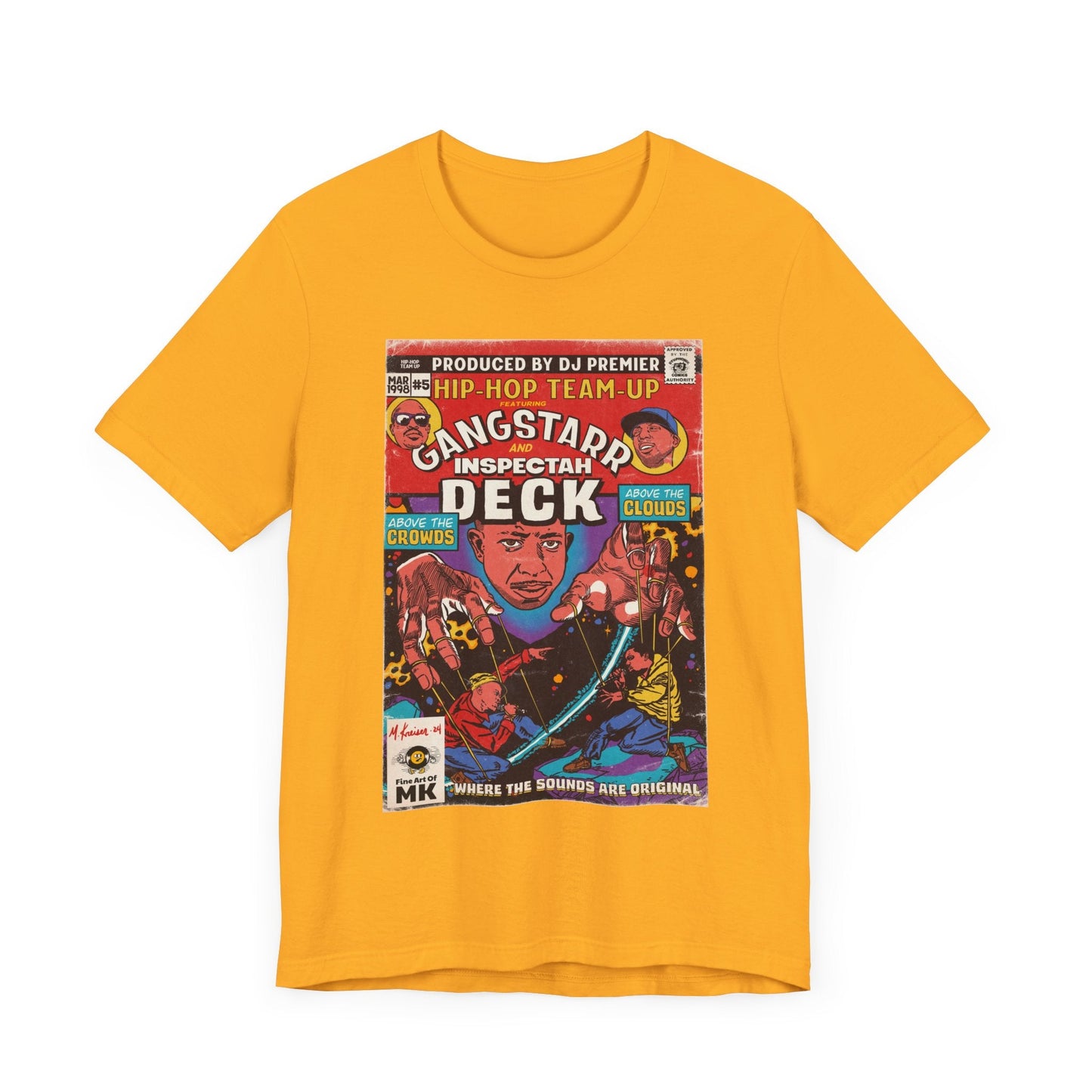 Gangstarr, INS Deck - Above The Clouds - Unisex Jersey Short Sleeve Tee
